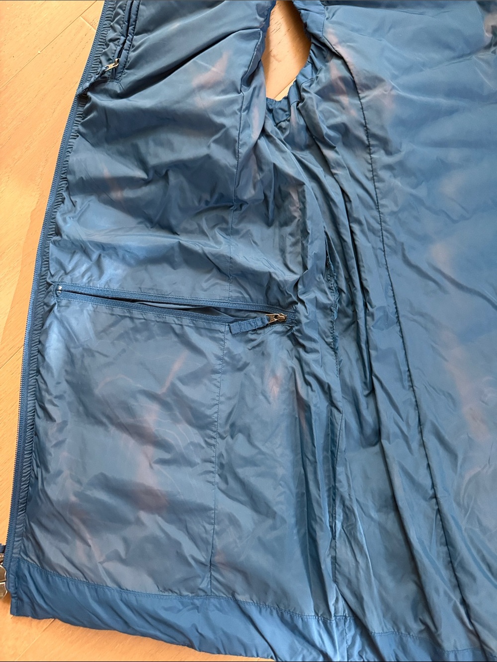 Duluth Trading Company Down Right Blue Quilted Tunic Puffer Vest- GUC - Picture 6 of 10